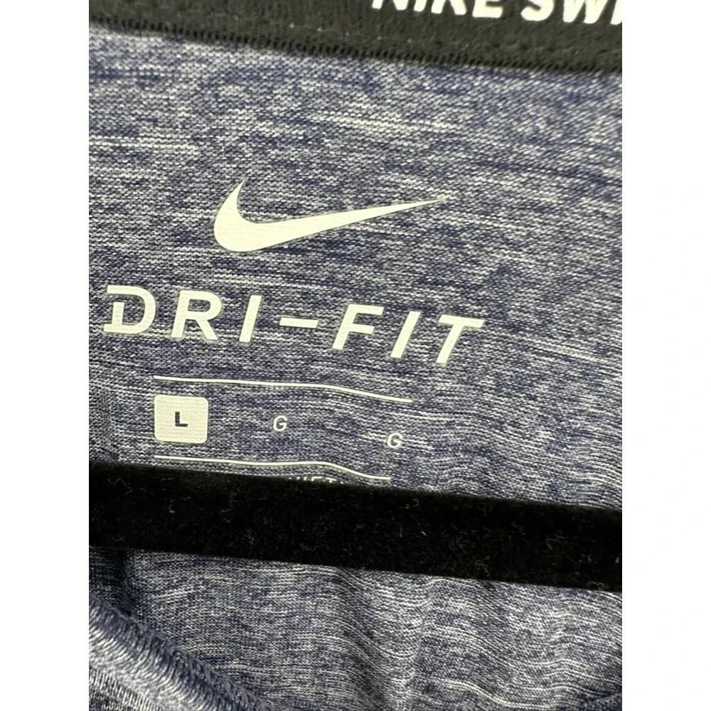 Nike Swim Dri-FIT Men's Blue Heather T-Shirt‎ Activewear Training